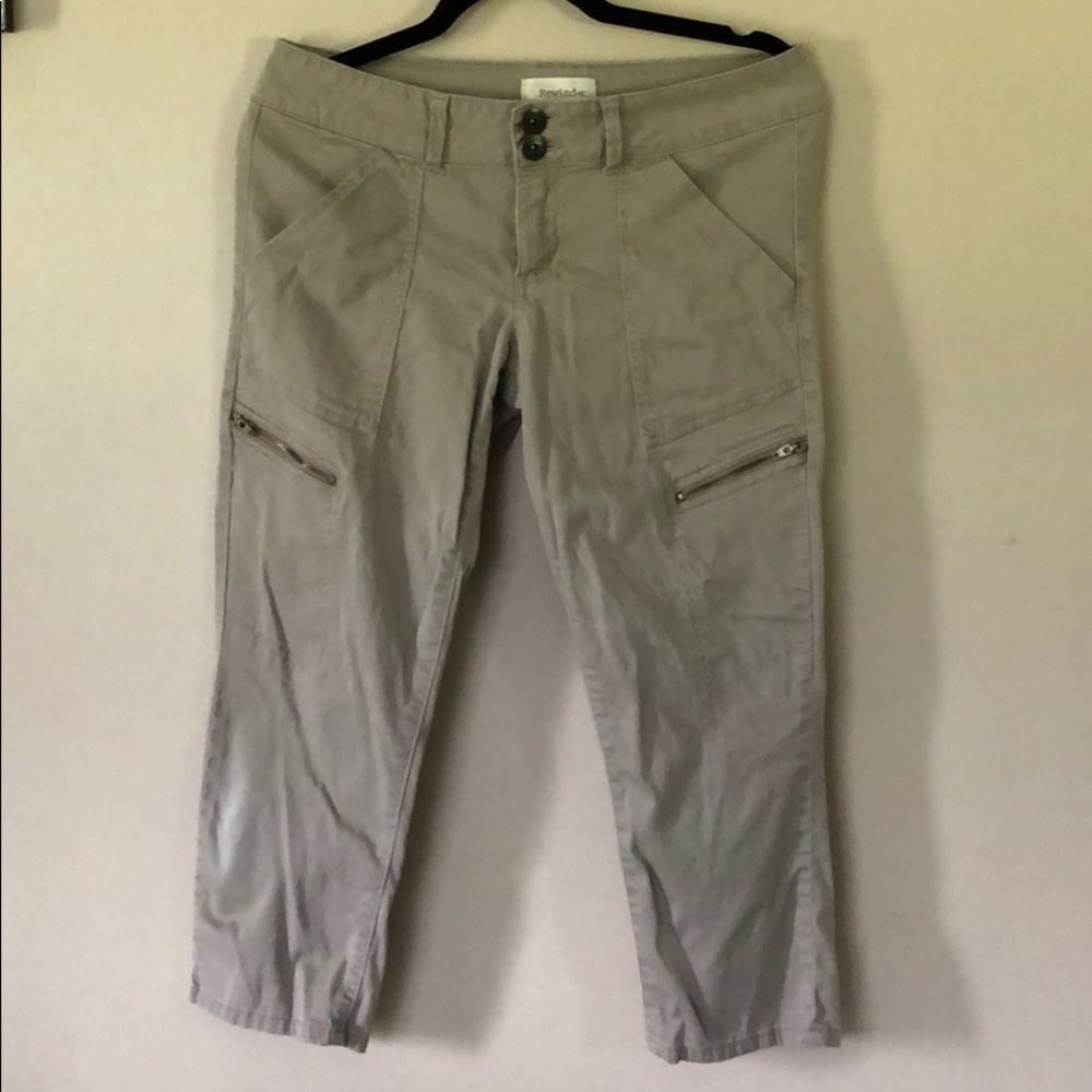 Rewind tan Capri pants